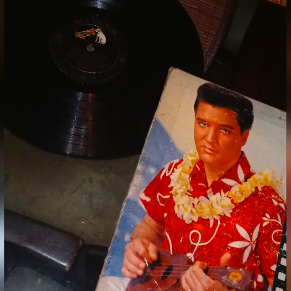 Rare Elvis blue Hawaii